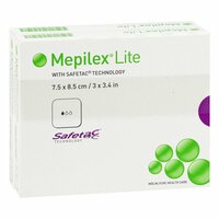 MEPILEX Lite Schaumverband 7.5x8.5 cm steril, 10 st, Tora Pharma GmbH