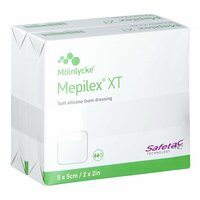 MEPILEX XT 5x5 cm Schaumverband, 10 st, Tora Pharma GmbH