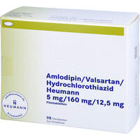 Amlodipin/Valsartan/HCT HEU 5/160/12.5 mg FTA, 98 Stk., Heumann Pharma GmbH & Co. Generica KG