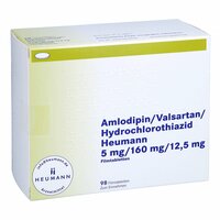 Amlodipin/Valsartan/HCT HEU 5/160/12.5 mg FTA, 98 Stk., Heumann Pharma GmbH & Co. Generica KG
