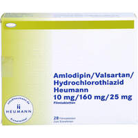 Amlodipin/Valsartan/HCT HEU 10/160/25 mg FTA, 28 Stk., Heumann Pharma GmbH & Co. Generica KG