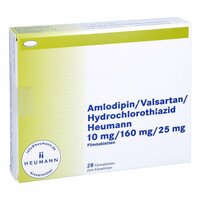 Amlodipin/Valsartan/HCT HEU 10/160/25 mg FTA, 28 Stk., Heumann Pharma GmbH & Co. Generica KG