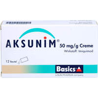 AKSUNIM 50 mg/g Creme, 12 Stk., Basics GmbH