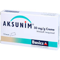 AKSUNIM 50 mg/g Creme, 12 Stk., Basics GmbH
