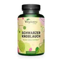 Vegavero Schwarzer Knoblauch Kapseln, 120 st, Vanatari International GmbH