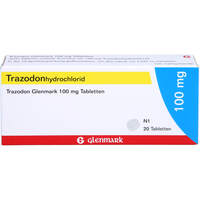 Trazodon Glenmark 100 mg Tabletten, 20 Stk., Glenmark Arzneimittel GmbH