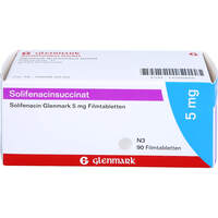 Solifenacin Glenmark 5 mg Filmtabletten, 90 st, Glenmark Arzneimittel GmbH