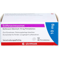Solifenacin Glenmark 10 mg Filmtabletten, 90 st, Glenmark Arzneimittel GmbH