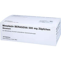 MESALAZIN Beragena 500mg Zäpfchen B, 120 st, Docpharm GmbH