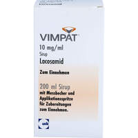 Vimpat 10 mg/ml Sirup, 200 ml, Abacus Medicine A/S