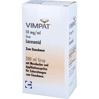 Vimpat 10 mg/ml Sirup, 200 ml, Abacus Medicine A/S