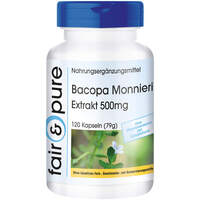 Bacopa Monnieri Extrakt 500 mg, 120 st, Somatem GmbH