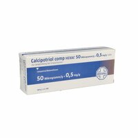 Calcipotriol comp HEXAL 50 ug/g + 0.5 mg/g Salbe, 120 g, HEXAL AG