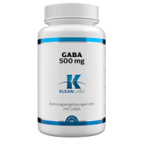 GABA 500mg KLEAN LABS, 60 st, Supplementa GmbH