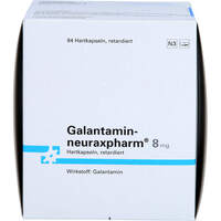 Galantamin-neuraxpharm 8 mg Hartkapseln retardiert, 84 st, neuraxpharm Arzneimittel GmbH