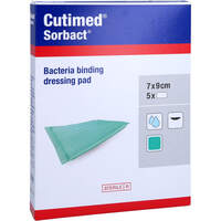 Cutimed Sorbact Saugkompressen 7x9 cm, 5 st, Eurimpharm Arzneimittel GmbH