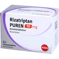 Rizatriptan PUREN 10 mg Schmelztabletten, 18 st, PUREN Pharma GmbH & Co. KG