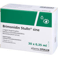 Brimonidin Stulln sine 2mg/ml Augentropfen, 30x0.35 ml, Pharma Stulln GmbH