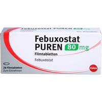Febuxostat PUREN 80 mg Filmtabletten, 28 st, PUREN Pharma GmbH & Co. KG