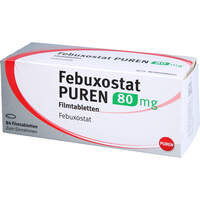 Febuxostat PUREN 80 mg Filmtabletten, 84 st, PUREN Pharma GmbH & Co. KG