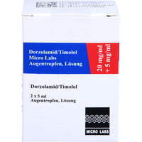 Dorzolamid/Timolol Micro Labs 20mg/ml+5 mg/ml, 2x5 ml, Micro Labs GmbH
