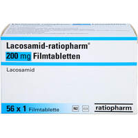 Lacosamid-ratiopharm 200 mg Filmtabletten, 56 st, ratiopharm GmbH