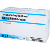 Lacosamid-ratiopharm 200 mg Filmtabletten, 56 st, ratiopharm GmbH