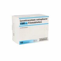 Levetiracetam-ratiopharm 1500 mg Filmtabletten, 100 Stk., ratiopharm GmbH