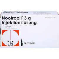 Nootropil 3 g Injektionslösung 3 g/15 ml Ampullen, 12x15 ml, Emra-Med Arzneimittel GmbH