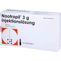 Nootropil 3 g Injektionslösung 3 g/15 ml Ampullen, 12x15 ml, Emra-Med Arzneimittel GmbH