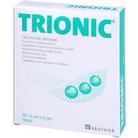 TRIONIC Wundauflage 5x5 cm, 10 st, MFG Handel GmbH