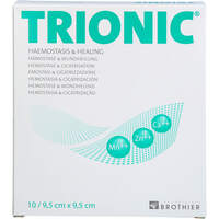 TRIONIC Wundauflage 9.5x9.5 cm, 10 st, MFG Handel GmbH