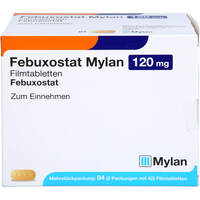 Febuxostat Mylan 120 mg Filmtabletten, 84 st, Viatris Healthcare GmbH