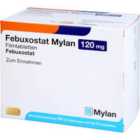 Febuxostat Mylan 120 mg Filmtabletten, 84 st, Viatris Healthcare GmbH