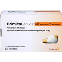 Brimica Genuair 340ug/12ug Plv.z.Inhalation 60 ED, 1 Stk., Emra-Med Arzneimittel GmbH
