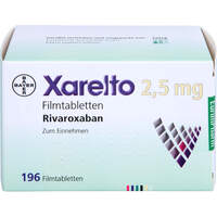 Xarelto 2.5 mg Filmtabletten, 1x196 st, Eurimpharm Arzneimittel GmbH