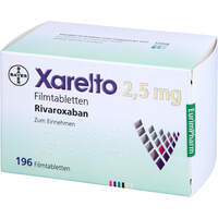 Xarelto 2.5 mg Filmtabletten, 1x196 st, Eurimpharm Arzneimittel GmbH