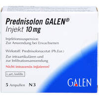 Prednisolon GALEN Injekt 10 mg, 5 st, Galenpharma GmbH
