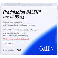 Prednisolon GALEN Injekt 50 mg, 5 st, Galenpharma GmbH