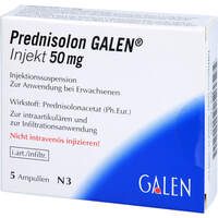 Prednisolon GALEN Injekt 50 mg, 5 st, Galenpharma GmbH