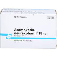 Atomoxetin-neuraxpharm 18 mg Hartkapseln, 28 st, neuraxpharm Arzneimittel GmbH