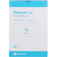BIATAIN Ag Schaumverband 10x20 cm nicht haftend, 5 st, MFG Handel GmbH