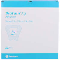 BIATAIN Ag Schaumverband Sakrum 23x23 cm, 5 st, MFG Handel GmbH