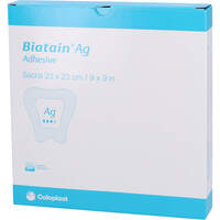 BIATAIN Ag Schaumverband Sakrum 23x23 cm, 5 st, MFG Handel GmbH