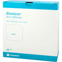 BIATAIN Schaumverband 10x10 cm nicht haftend, 10 st, MFG Handel GmbH