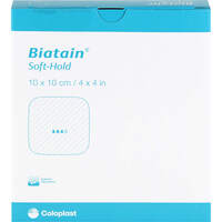 BIATAIN Schaumverband 10x10 cm sanft haftend, 5 st, MFG Handel GmbH