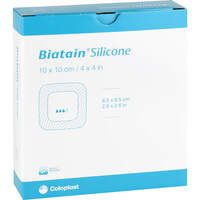 BIATAIN Silicone Schaumverband 10x10 cm, 10 ST, GMS German Medical Supply GmbH