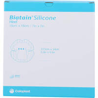 BIATAIN Silicone Schaumverband Ferse 18x18 cm, 5 st, MFG Handel GmbH