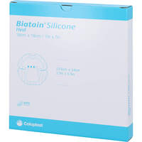 BIATAIN Silicone Schaumverband Ferse 18x18 cm, 5 st, MFG Handel GmbH