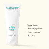 pure purifying cleanser, 100 ml, SANTAVERDE GmbH